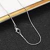 Non-Tarnish 304 Stainless Steel Snake Chain Necklaces X-NJEW-F196-14P-1