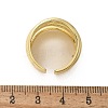 Brass Multi-layer Cuff Finger Rings RJEW-C120-03G-5