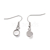 304 Stainless Steel Earring Hooks STAS-H114-07P-2
