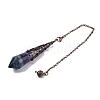 Natural Fluorite Pointed Dowsing Pendulum Big Pendants G-H285-06R-A30-4