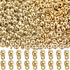 400Pcs CCB Plastic Tube Bails CCB-SC0001-28KC-1
