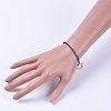 Natural Lapis Lazuli Bead Bracelets BJEW-JB04555-01-4