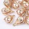 ABS Plastic Imitation Pearl Pendants FIND-S319-32B-1