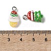 Christmas Opaque Resin Pendants RESI-I352-01P-02-3