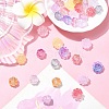 40Pcs 10 Styles Transparent Spray Painted Glass Beads GLAA-YW0003-84-4