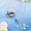 1Pc Wire Wrapped Alloy & Natural Mixed Stone Chips Tree of Life Hanging Suncatchers HJEW-TA0001-45B-4