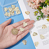 20Pcs Brass Pendants KK-AR0003-48-3