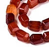 Natural Red Agate Beads Strands G-N342-148A-3