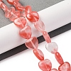 Cherry Quartz Glass Beads Strands G-I372-A02-02-2