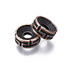 Tibetan Style Spacer Beads TIBEP-S315-46R-NR-2