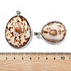 Electroplate Natural Shell Pendants KK-F882-03P-3