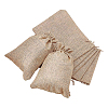 Burlap Packing Pouches Drawstring Bags ABAG-BC0001-04-1