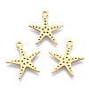 201 Stainless Steel Pendants STAS-T052-50G-3