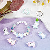 10Pcs 5 Colors Silicone Beads SIL-SC0001-13-5