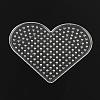 Heart ABC Plastic Pegboards used for 5x5mm DIY Fuse Beads DIY-Q009-14-2