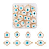 DIY Evil Eye Jewelry Making Finding Kit DIY-TA0003-87-10
