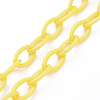 Personalized ABS Plastic Cable Chain Necklaces NJEW-JN03310-04-3