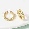 Brass Cuff Earrings EJEW-H154-04G-3