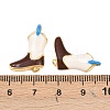 Brass Enamel Pendants KK-C248-05G-02-3