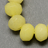 Natural White Jade Bead Strands G-R171-2x3mm-M-2