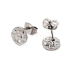 304 Stainless Steel Stud Earring Finding STAS-Z091-02P-07-2