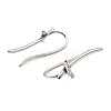 Antique Silver 316 Surgical Stainless Steel Dangle Earrings EJEW-D096-06E-AS-2