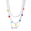 Alloy Layered Necklaces PW-WG54D25-01-1