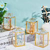 Folding Heart Print Transparent PVC Gift Packing Boxes CON-WH0085-192A-01-4