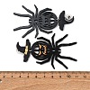 Alloy Acrylic Spider Dangle Stud Earrings EJEW-Z142-04P-3
