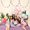 Felt Flower Hanging Banners AJEW-WH0596-696-5