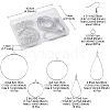 DIY Wire Wrap Earring Making Kit DIY-FS0005-09-6