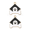 Alloy Enamel Pendants ENAM-I062-01KCG-02-1