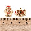 Brass Enamel Beads KK-L255-16G-01-3