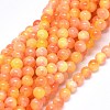 Natural Dyed Jade Beads Strands G-F601-A21-1