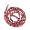 Transparent Glass Beads Strands GLAA-R135-2mm-18-3