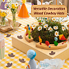 160Pcs Unfinished Wooden Pieces WOOD-BC0001-31A-5