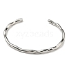 Non-Tarnish 304 Stainless Steel Cuff Bangles BJEW-H323-01P-6