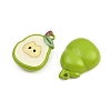 Baking Paint Zinc Alloy Pendants AL-CBA032C-01B-2