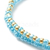 2Pcs Glass Seed Beaded Stretch Bracelets Set BJEW-JB08088-02-7