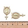 Brass Micro Pave Cubic Zirconia Pendants KK-Q006-53A-G-3