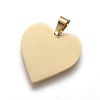 304 Stainless Steel Stamping Blank Tag Pendants X-STAS-F214-02G-2