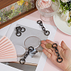 4Pcs Aluminum Cable Chain Bag Extension Chains DIY-DR0002-59C-3