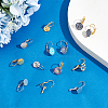 Unicraftale 40Pcs 2 Colors 304 Stainless Steel Leverback Earring Findings KK-UN0002-07-2