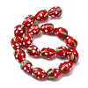 Handmade Lampwork Beads Strands LAMP-R109B-15A-2