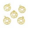 Brass Micro Pave Cubic Zirconia Pendants KK-E068-VB429-2