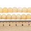 Natural Yellow Calcite Beads Strands G-C251-A01-8mm-5