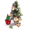 Christmas Santa Claus & Deer & Tree Paper Pendant Decorations PW-WGA525A-01-3