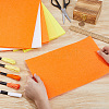 20 Sheets 5 Colors Square Felt Fabric DIY-CY0003-35B-3