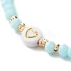 Glass Beads Stretch Bracelets BJEW-JB06576-03-4