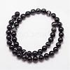 Natural Black Agate Bead Strands G-K166-13-10mm-05-2